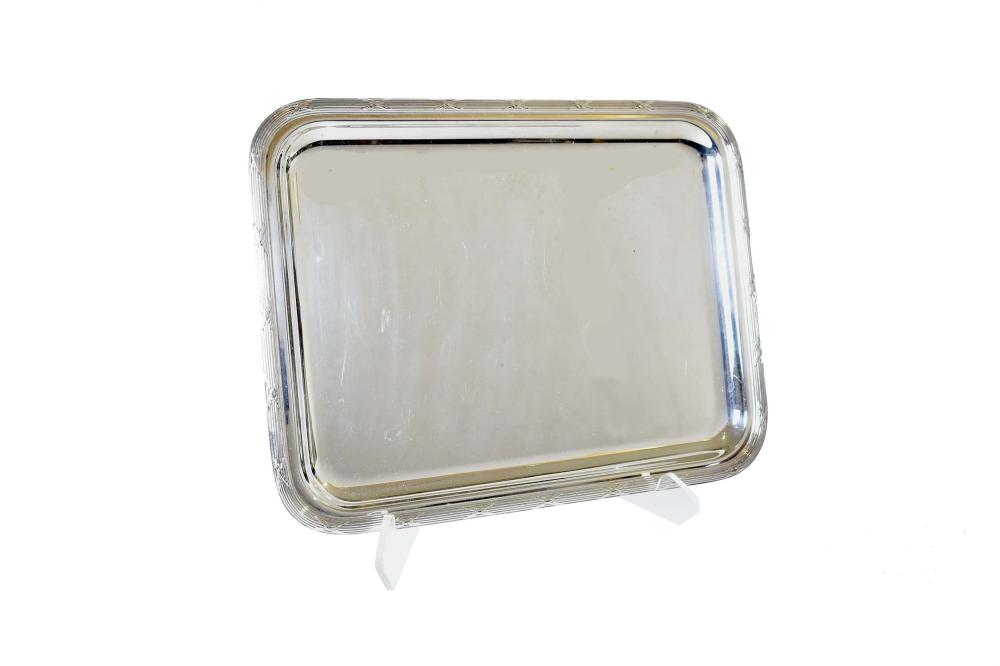 CHRISTOFLE SILVER PLATE TRAYMarked  353990