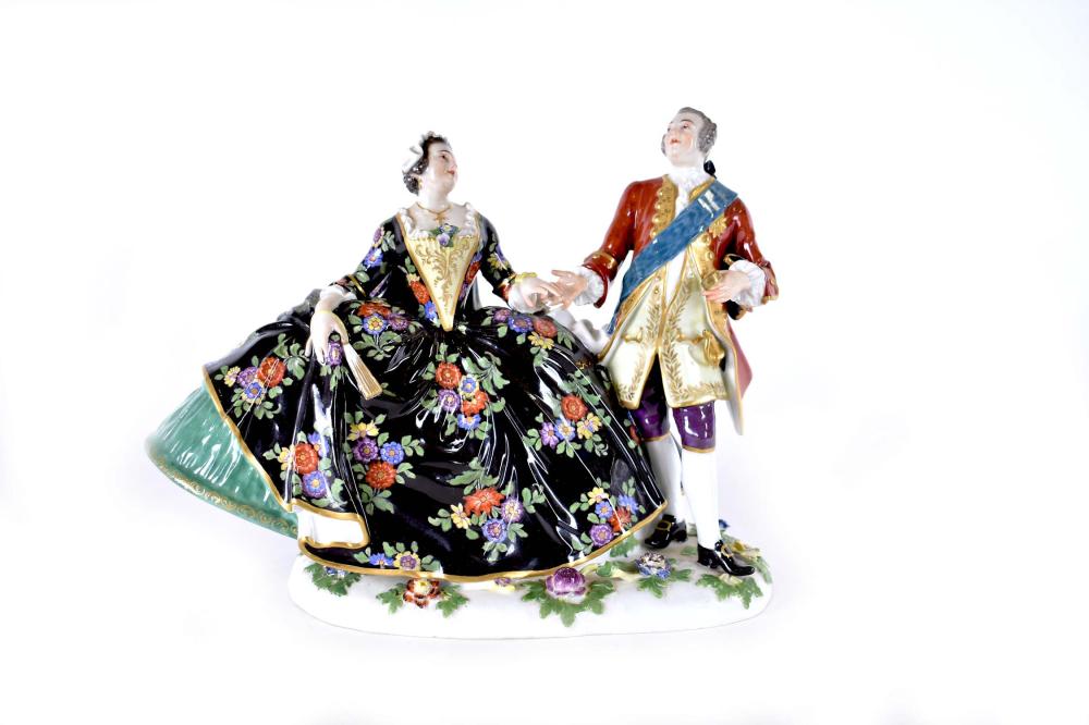 MEISSEN PORCELAIN FIGURAL GROUP