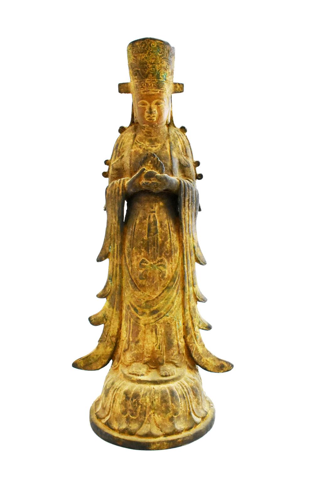 SINO-TIBETAN PATINATED DAOIST PRIESTLate