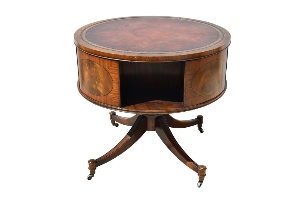 GEORGE III STYLE INLAID MAHOGANY