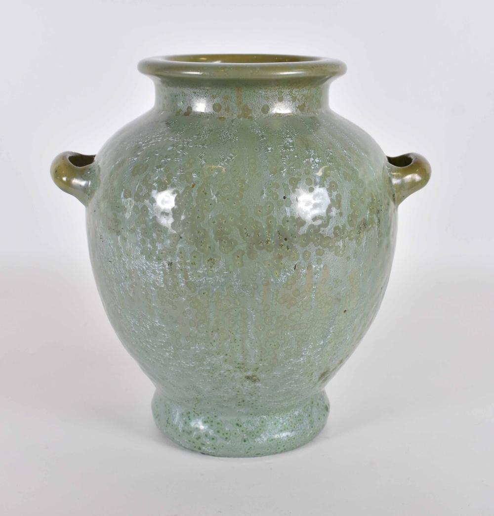 FULPER CRYSTALLINE CUCUMBER-GLAZED POTTERY