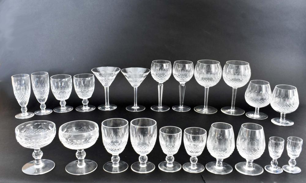 WATERFORD FORTY-SIX PIECE CUT-CRYSTAL