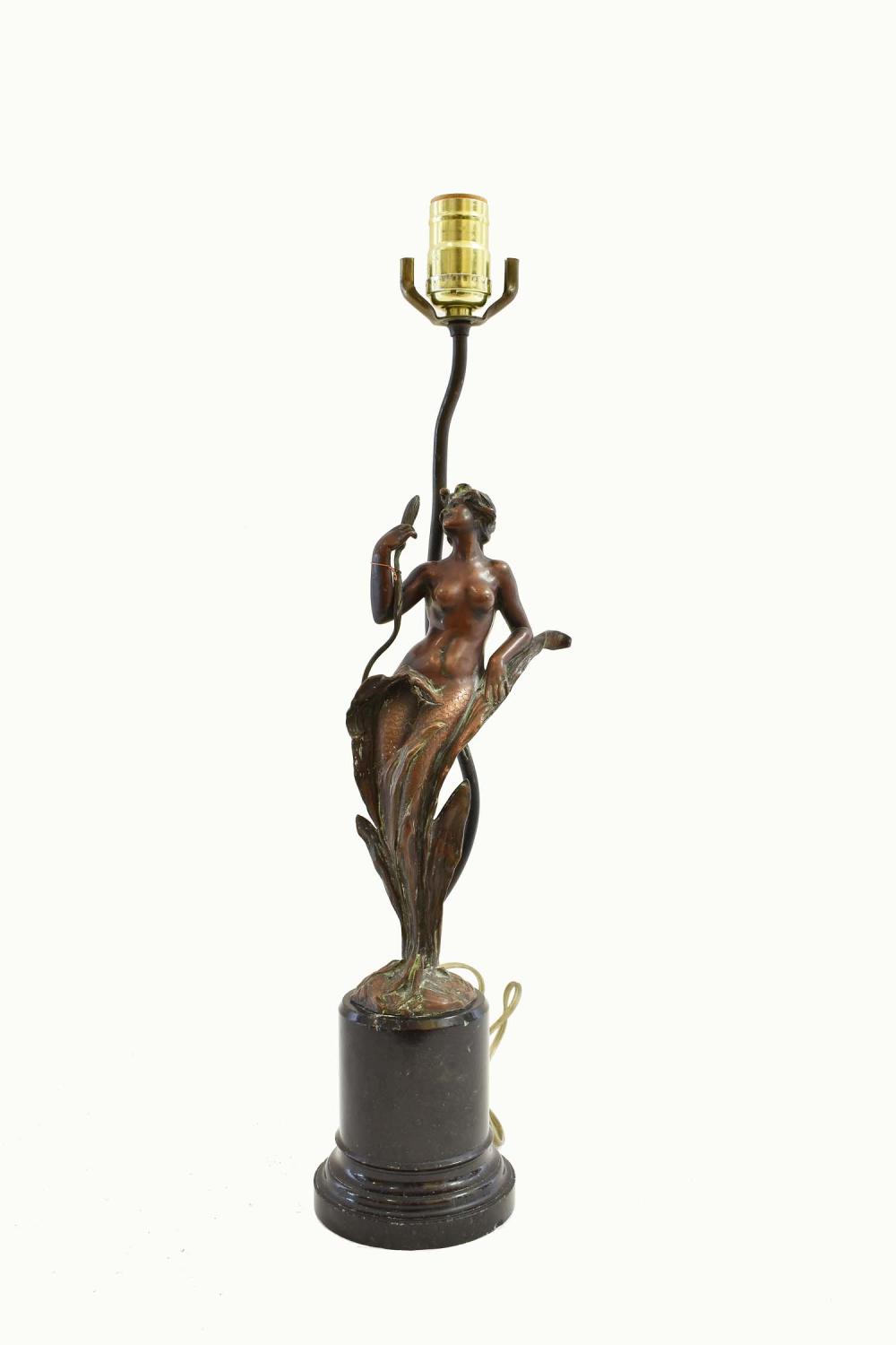 ART NOUVEAU PATINATED BRONZE OF 353ada