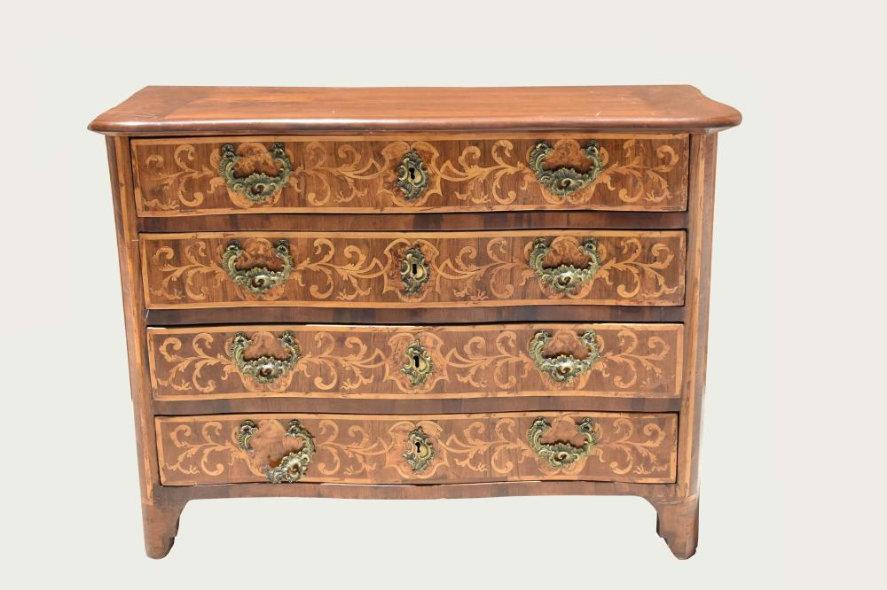 GERMAN ROCOCO STYLE INLAID WALNUT 353aeb