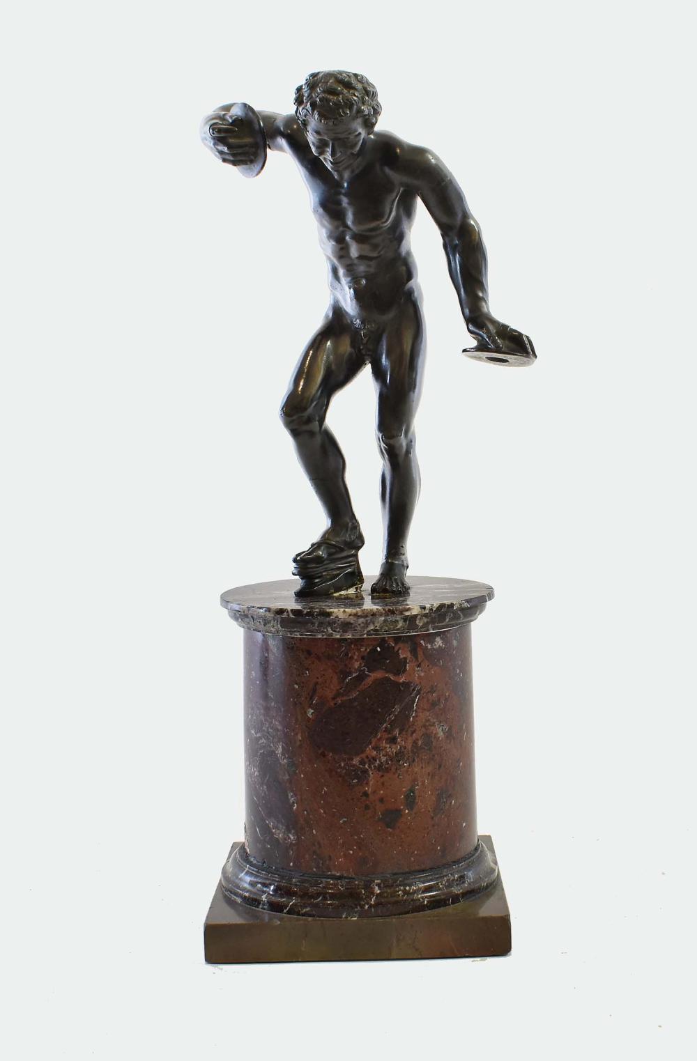 FRENCH PATINATED BRONZE FIGURE 353b12