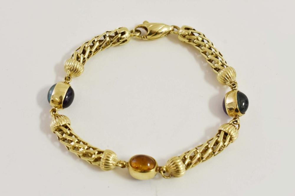 14 KT. GOLD & SEMI-PRECIOUS STONES