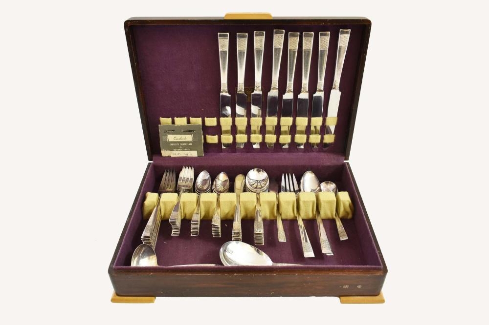 KING EDWARD SILVERPLATE PART FLATWARE