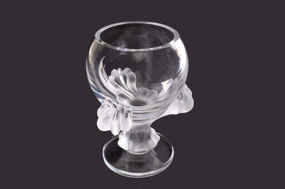 LALIQUE COLORLESS GLASS BAGHEERA