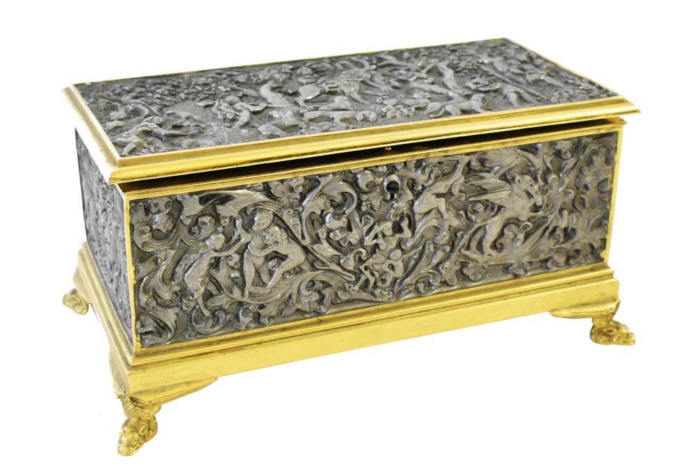 CONTINENTAL GILT BRONZE AND STEEL 353b5c