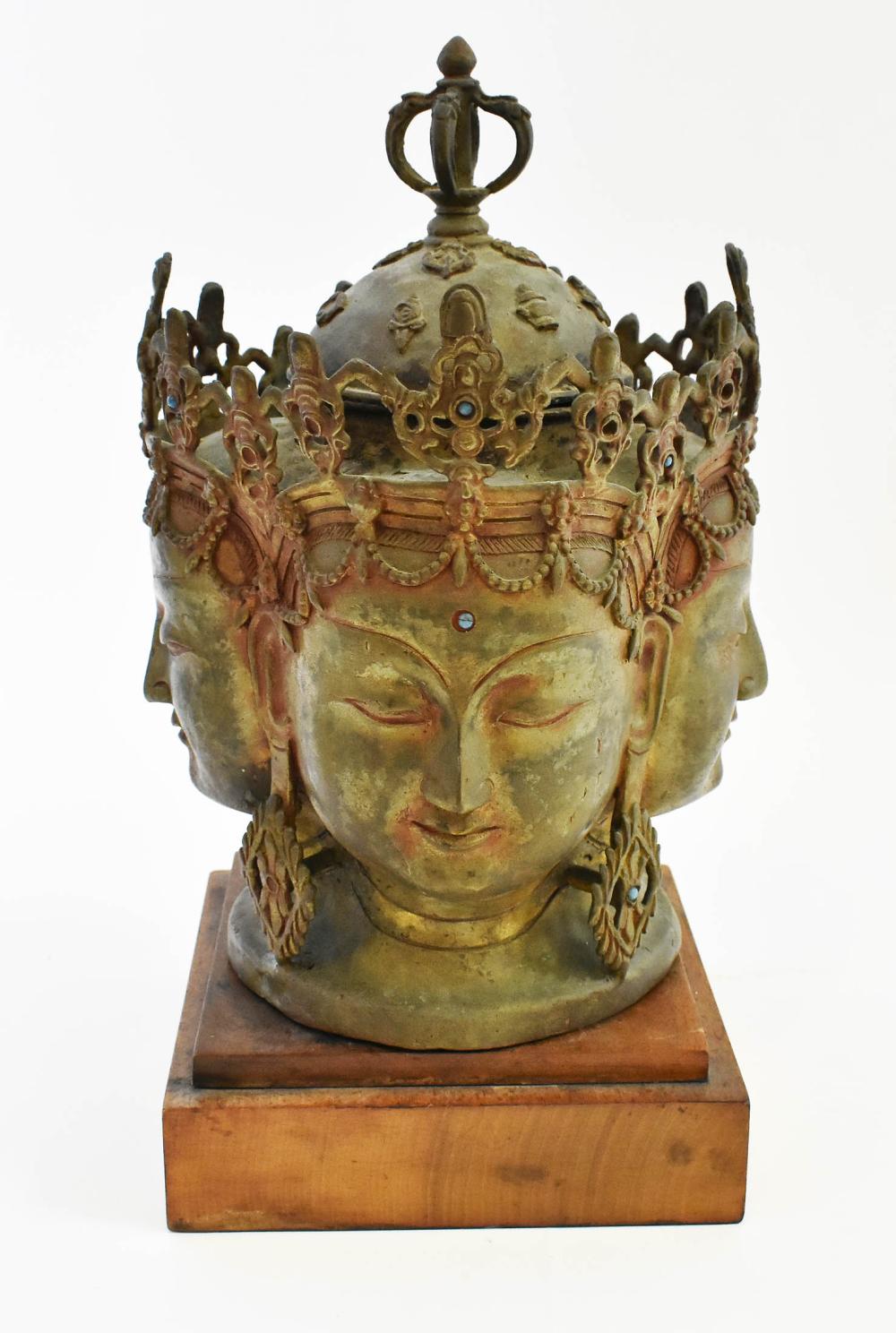 TIBETAN / NEPALESE BRONZE OF FOUR