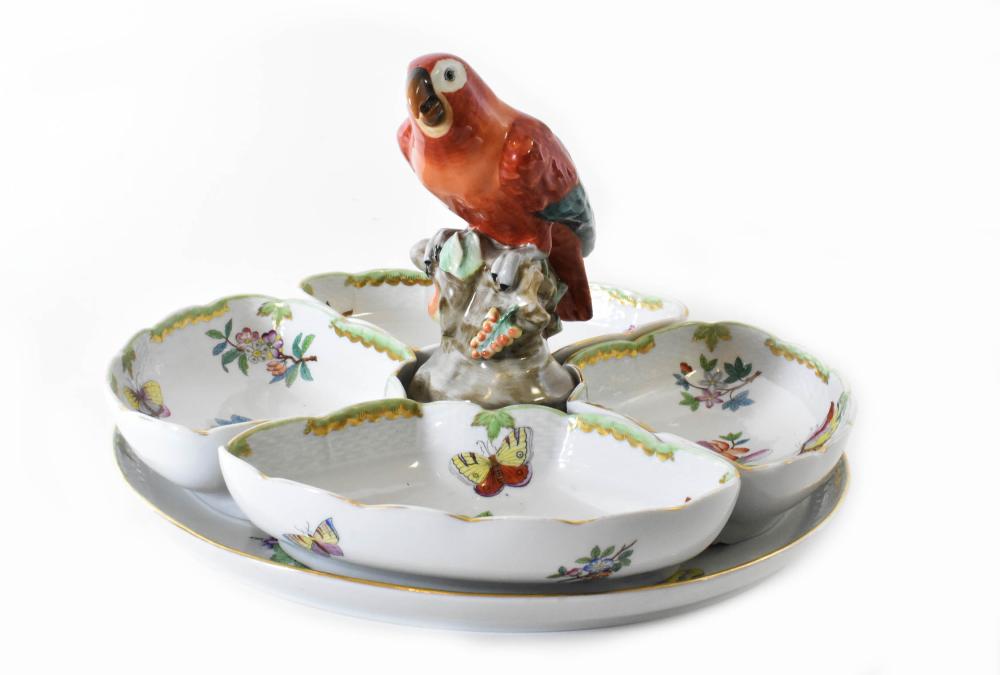 HEREND PORCELAIN PARROT VICTORIA 353be6