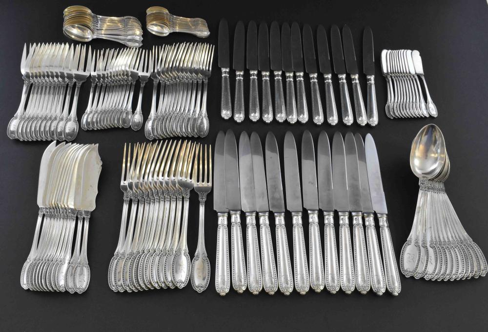 ITALIAN 137 PIECE EXTENSIVE SILVER