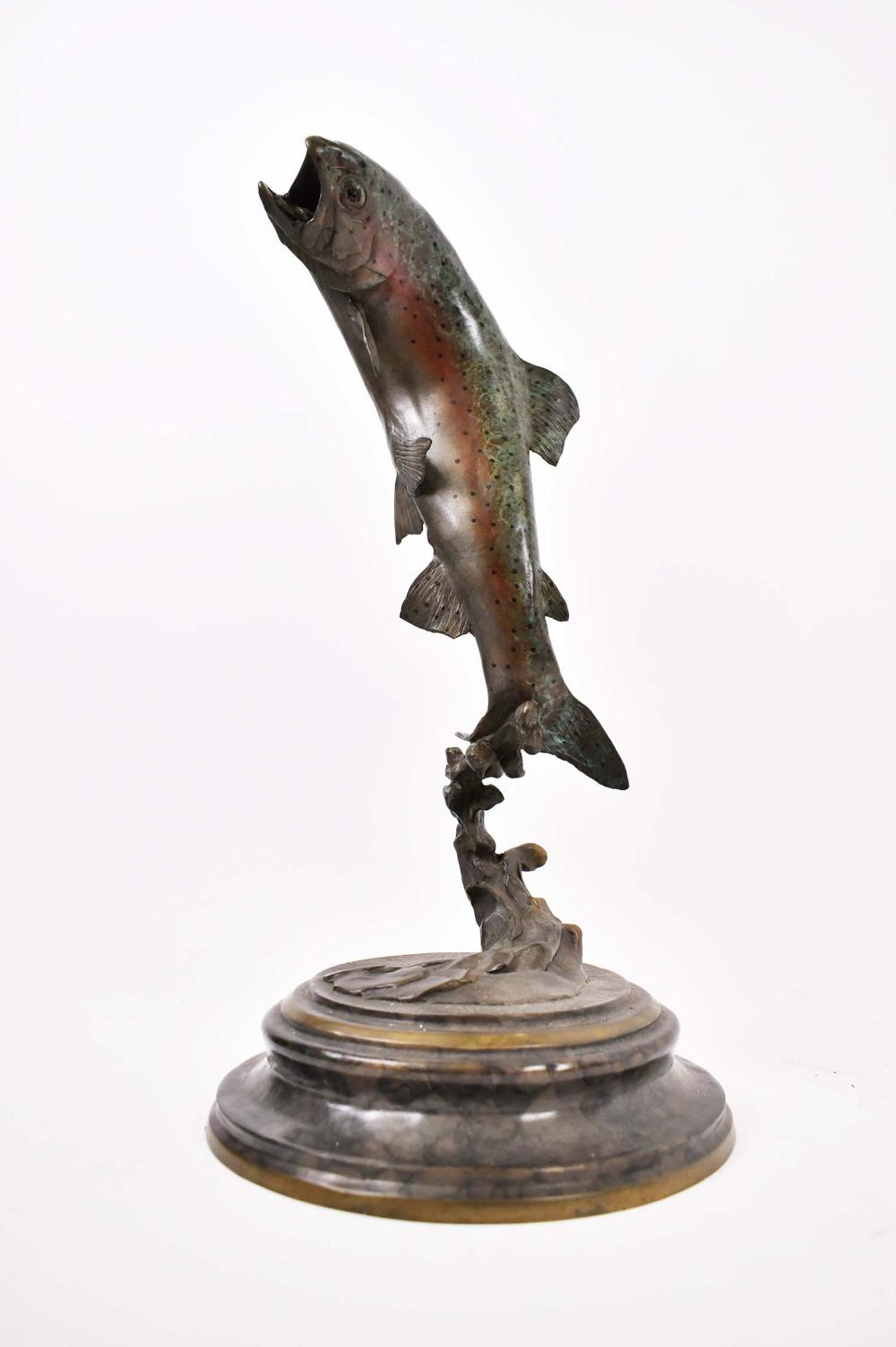 PATINATED BRONZE SCULPTURE OF A 353cc9