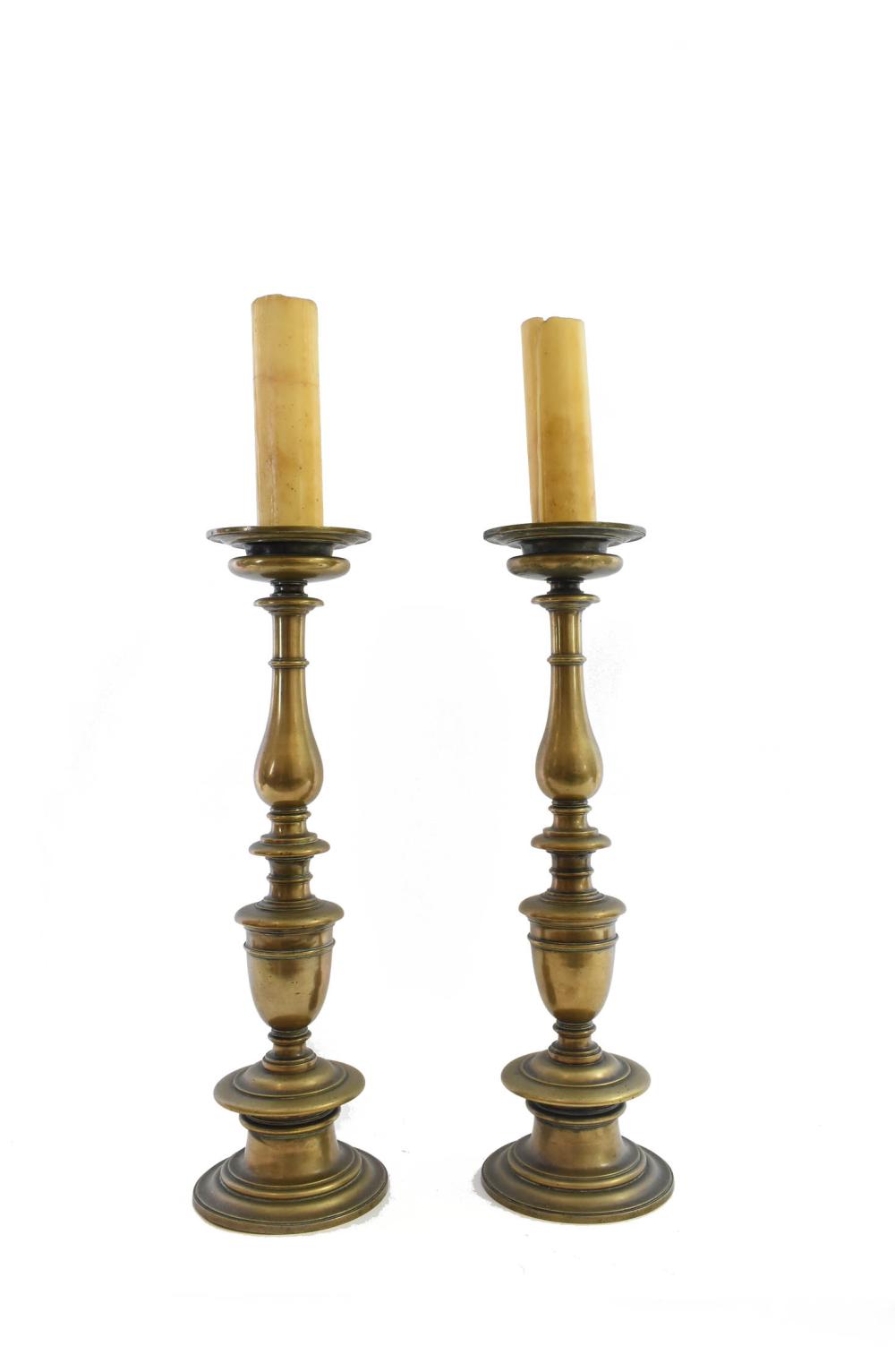 PAIR OF CONTINENTAL BAROQUE BRONZE 353ceb