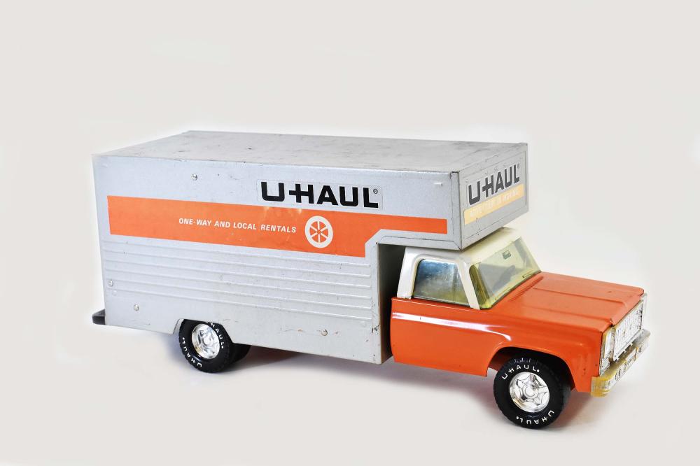 VINTAGE NYLINT PAINTED PRESSED TOY UHAUL