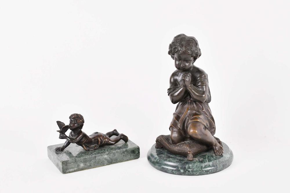 TWO CONTINENTAL PATINATED FIGURAL 353db2