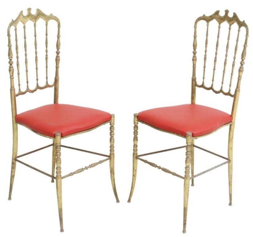  2 ITALIAN CHIAVARI STYLE BRASS 353e00