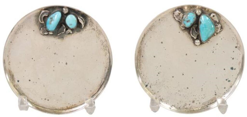 (2) SOUTHWEST SILVER & TURQUOISE