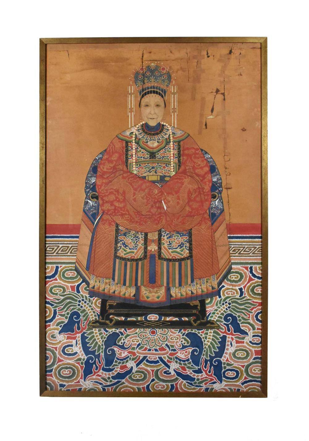 CHINESE ANCESTRAL PORTRAIT OF NOBLE