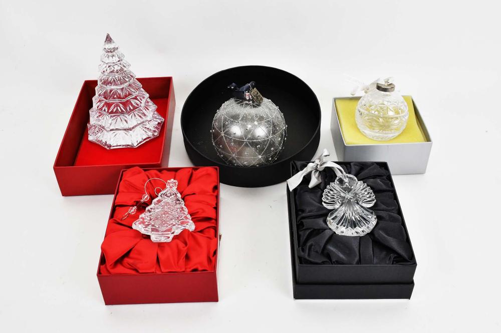 FIVE WATERFORD CRYSTAL CHRISTMAS 353f66