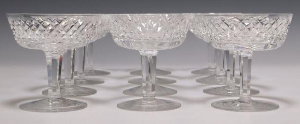 (12) WATERFORD 'ALANA' CUT CRYSTAL