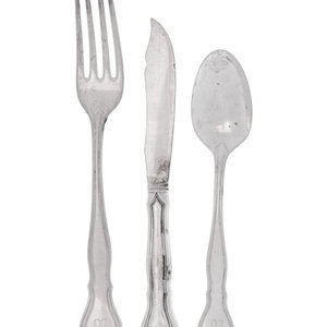 An American Silver Flatware Service R  3519fd