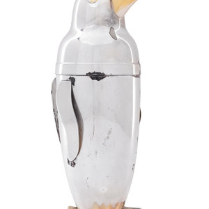 A Napier Silver Plate Penguin Form 351a0d