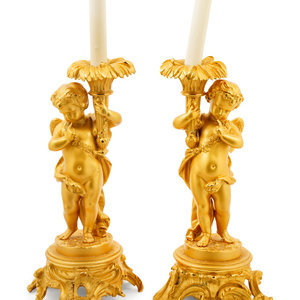 A Pair of Louis XV Style Gilt Bronze 351a47