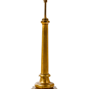 A Gilt Bronze Columnar Table Lamp 20th 351a66