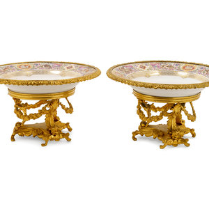 A Pair of S vres Style Gilt Bronze 351a77