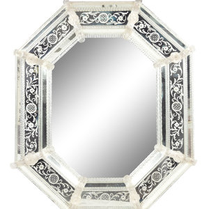 A Venetian Glass Mirror
20th Century
Height