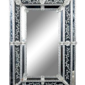 A Venetian Glass Mirror
20th Century
Height