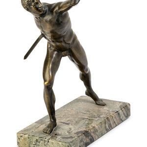 A Grand Tour Bronze Figure of an