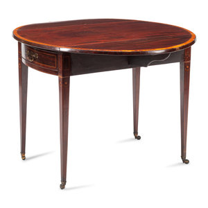 A George III Mahogany and Satinwood