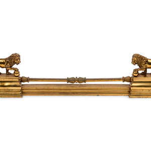 A Regency Style Gilt Bronze Fire 351aed