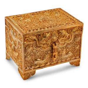 A Tibetan Style Gilt Bronze Table 351b22