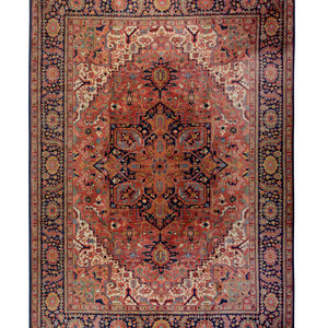 An Indo-Heriz Wool Rug
20th Century
14