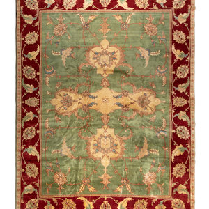 An Indian Wool Rug
Late 20th Century
14