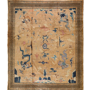 A Laristan Wool Rug in the Chinese 351b83