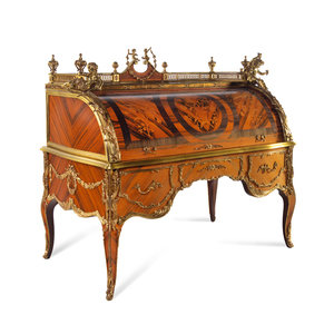 A Louis XV Style Gilt Metal Mounted