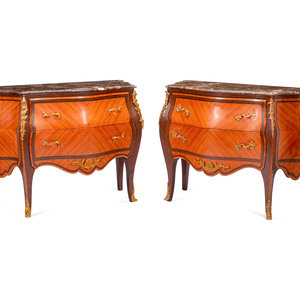 A Pair of Louis XV Style Marquetry 351ba3