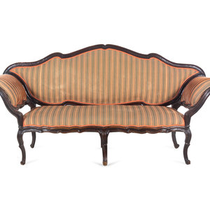 An Italian Carved Walnut Settee
18th