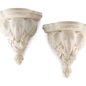 A Pair of Italian White Marble 351c07