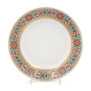 A Russian Porcelain Plate from the Gothic