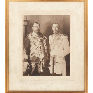 A Framed Print of Czar Nicholas II and