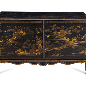A George I Style Lacquered Cabinet 351c80