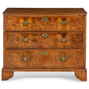 A George III Walnut and Oak Chest 351c89