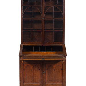 A George III Oak Secretary Bookcase
Early