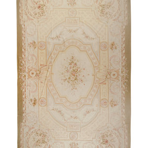 An Aubusson Style Wool Rug 20th 351cca