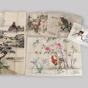 A Large Group of Chinese Silk Embroidery 351cfc
